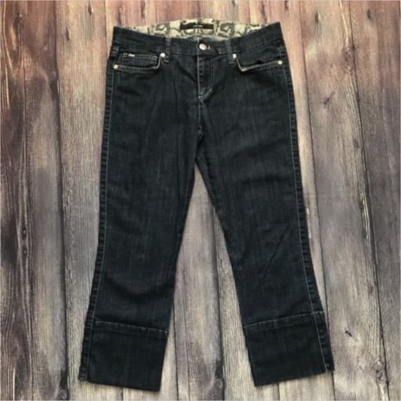 Jean Cropped Joe's Jeans The Best Friend - Taille 24 - Foncé Vieilli